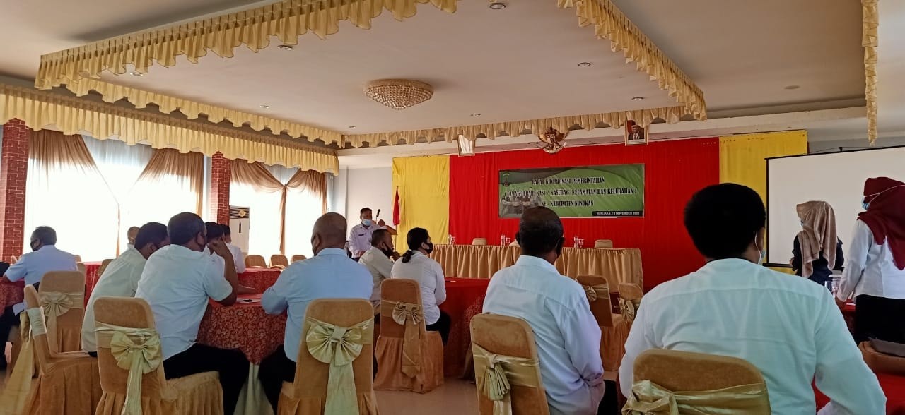 BKPSDM pada Rakor Pemerintahan se- Kabupaten Nunukan.